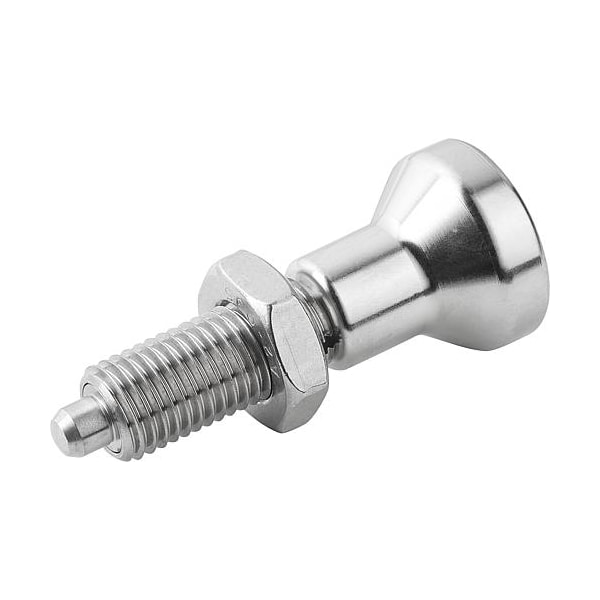 Kipp Indexing Plungers, all stainless steel, Style H, inch K0634